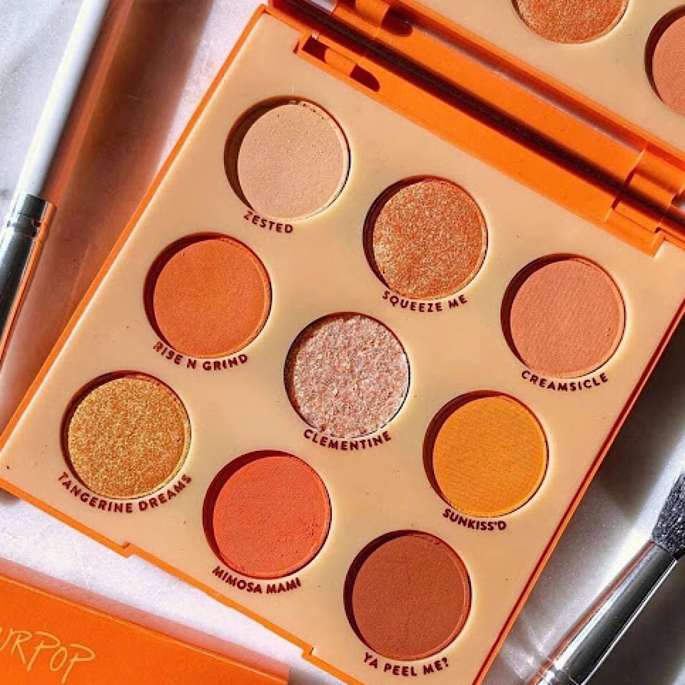 BẢNG PHẤN MẮT 9 Ô COLOURPOP ORANGE YOU GLAD PRESSED POWDER PALETTE